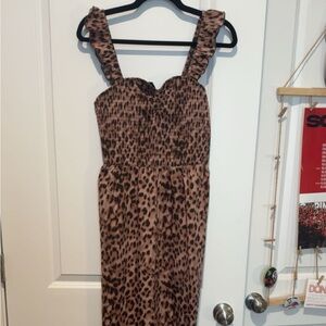 Leopard Print Jumpsuit